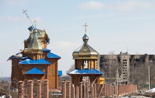Росіяни знищили майже всю міську інфраструктуру Волновахи. На фото – Храм Святого Миколая, який збудували на честь військових, які загинули у 2014 