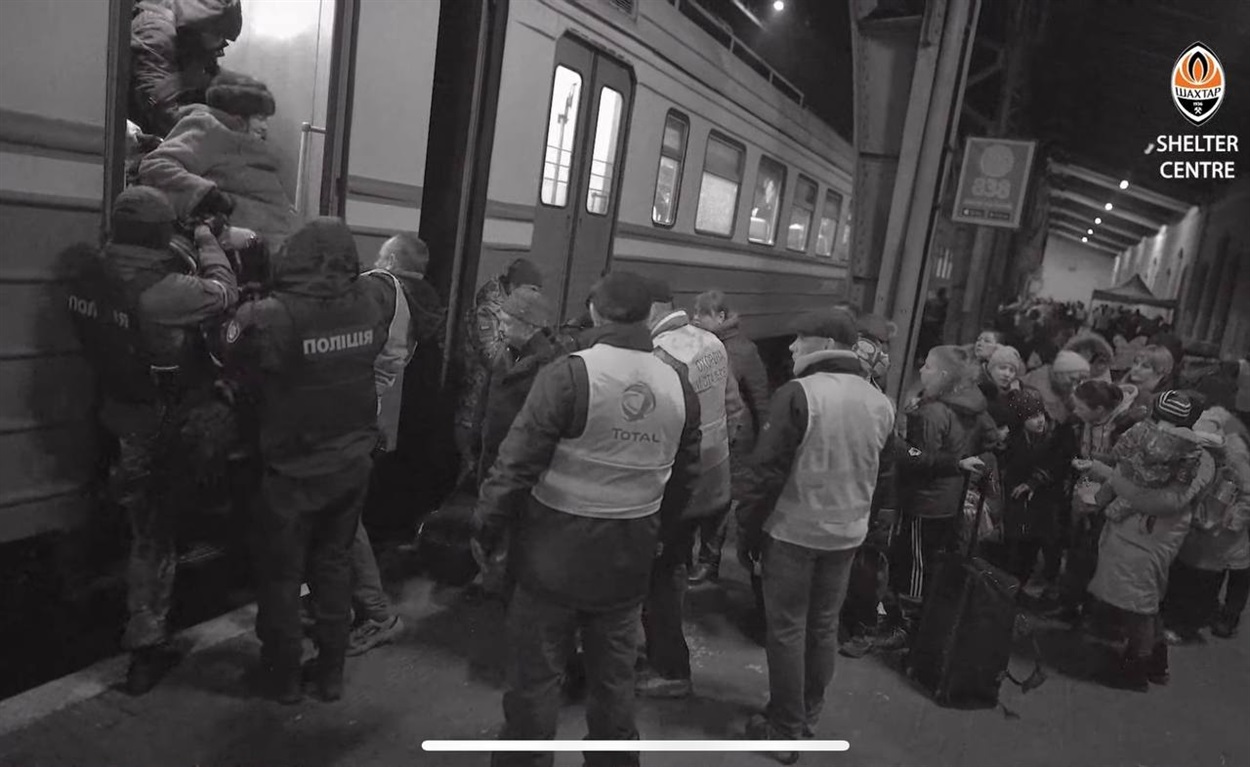 Евакуаційний потяг з Дніпра