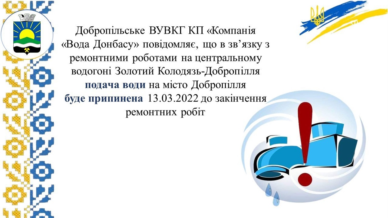 Припинення води