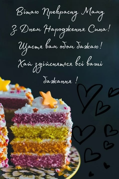 Привітання з днем народження мамі